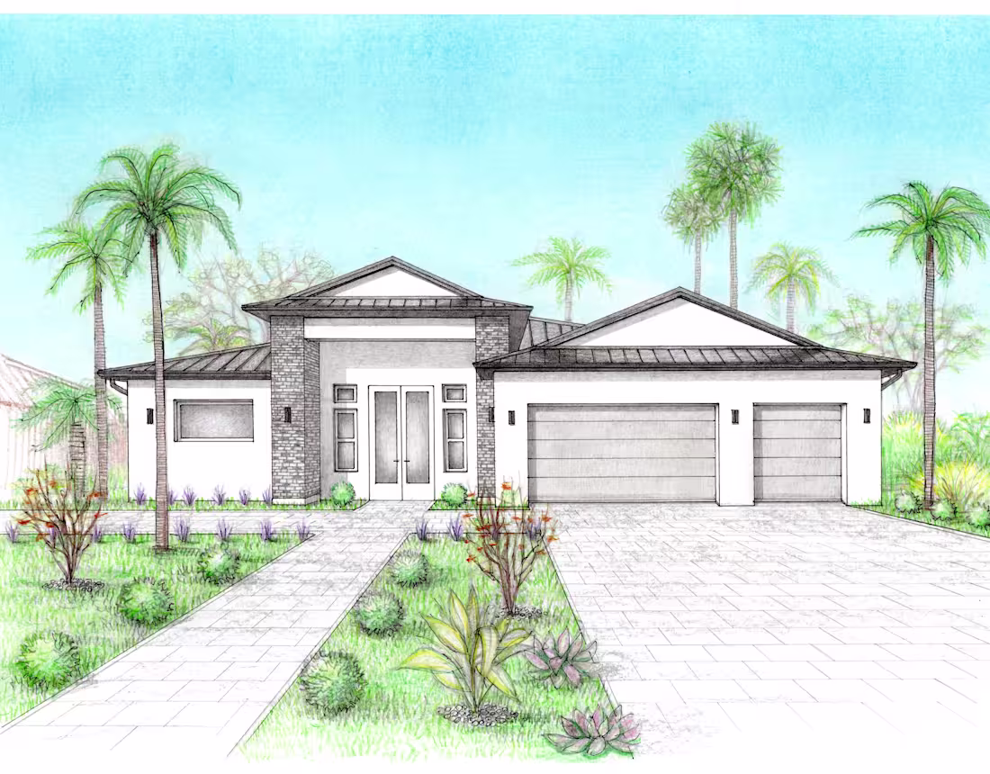 Cover image for Facade illustration and landscape design