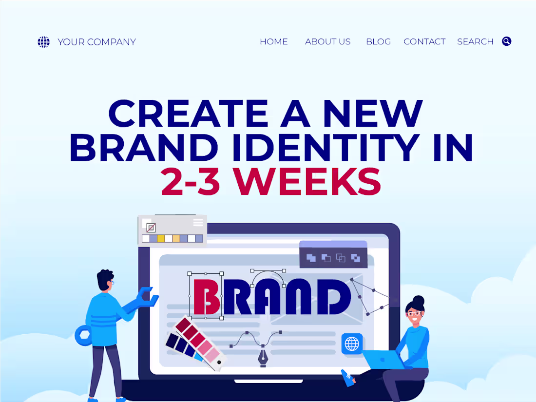 Cover image for Create a new Brand Identity: Logo, Website & Materials in 2-3wks
