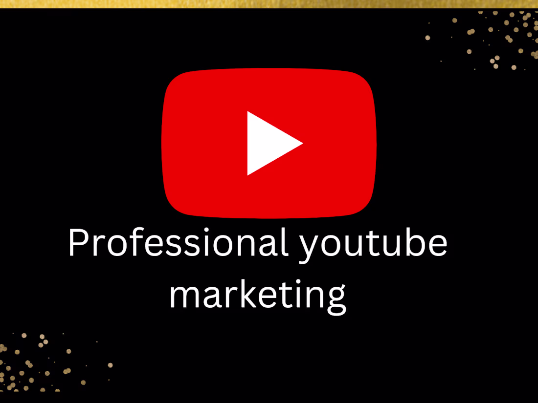 Cover image for Professional youtube marketing+ optimization Leads generate