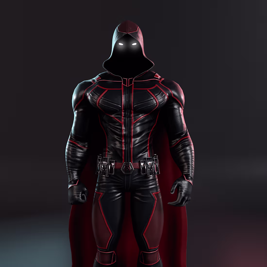 Cover image for Dark Head in leather Game Ready :: Behance