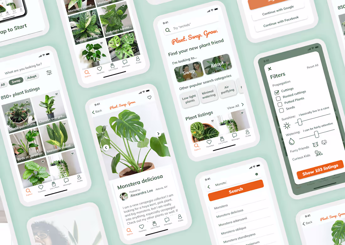 Cover image for Plant Swap Grow — iOS Plant Exchange App