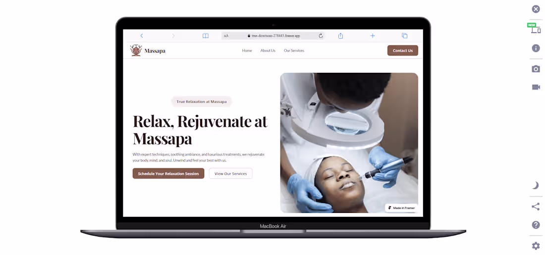 Cover image for Massapa Spa – Elevating Wellness Through Digital Design