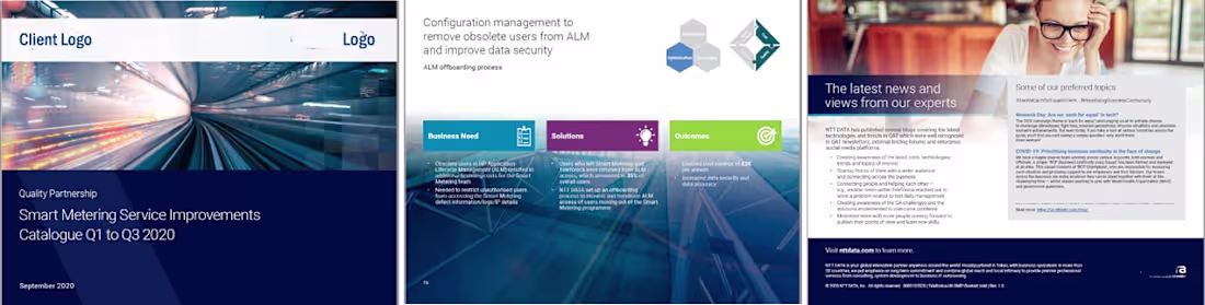 Cover image for Case studies, white papers and Brochures