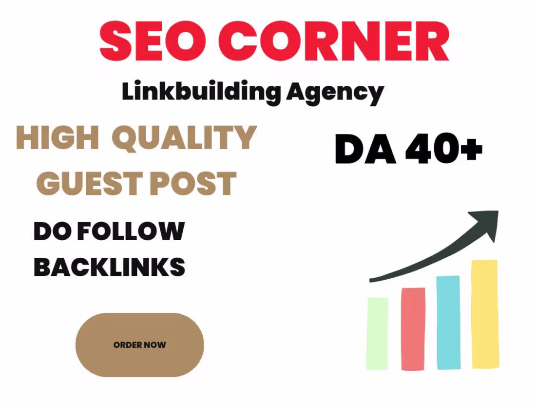 Cover image for I will write and publish Guest post on high DA dofollow websites