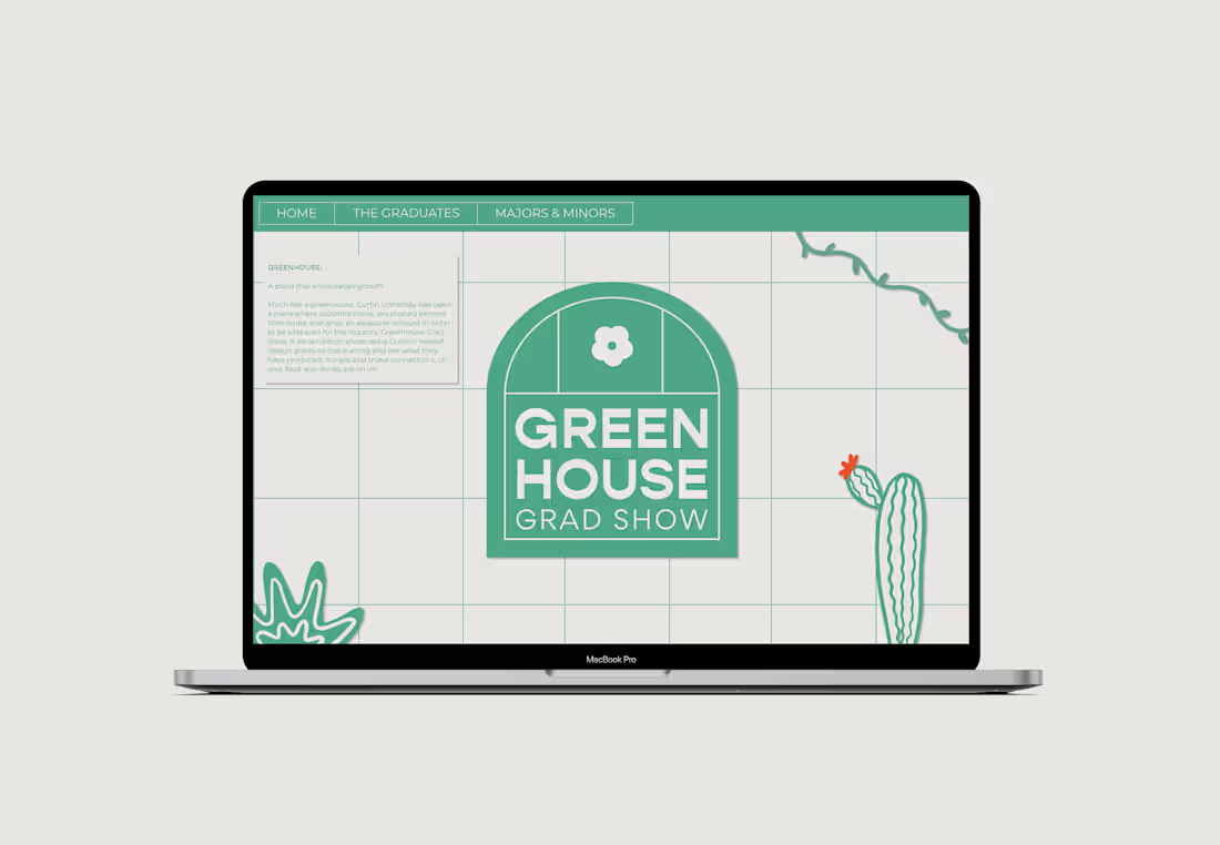 Cover image for Greenhouse Grad Show