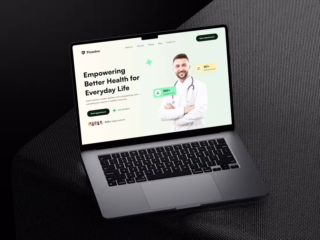 Cover image for Flowdoc – Modern Medical UI Template