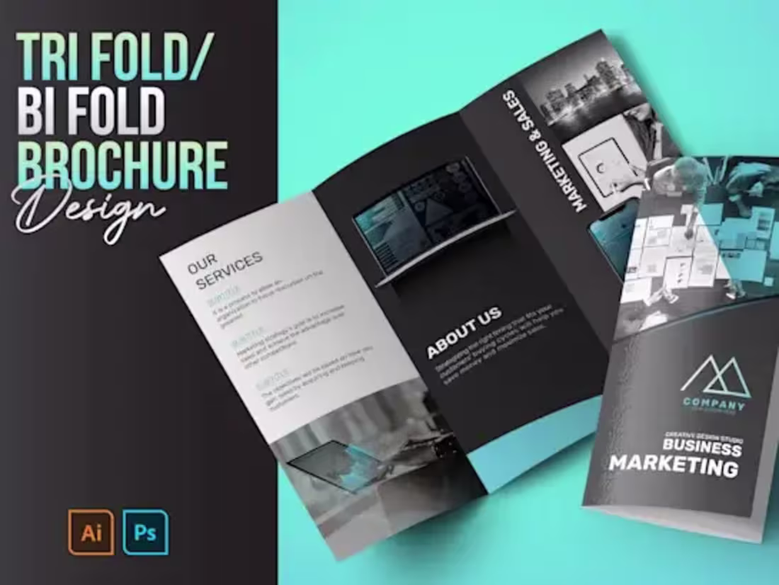 Cover image for I will design bifold, trifold brochures & catalogs that impress