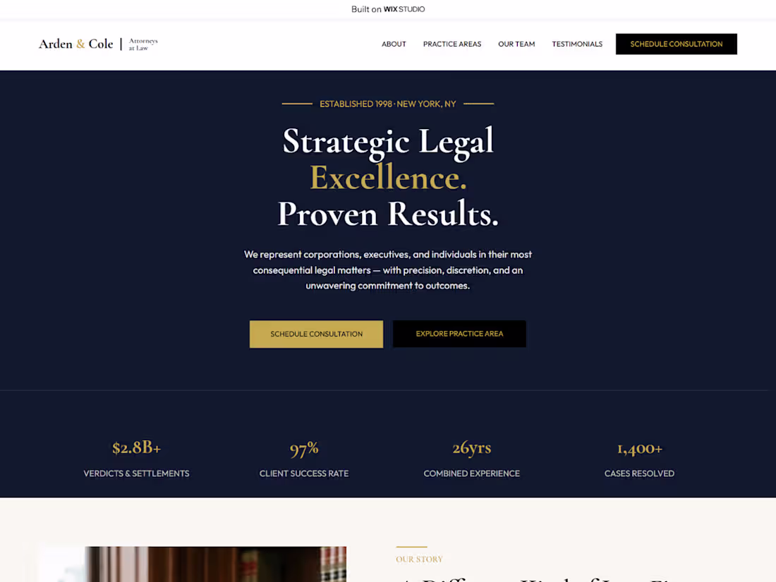 Cover image for Arden & Cole is a