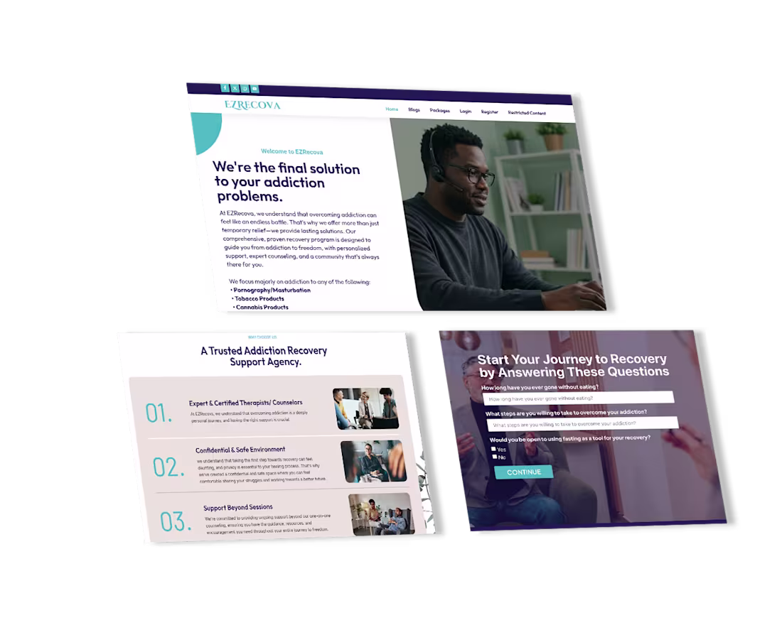 Cover image for EZRecova