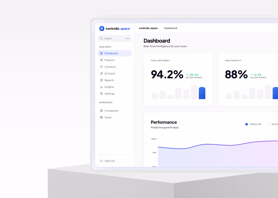 Cover image for AI Team & Project Management Template - Built with Lovable.dev