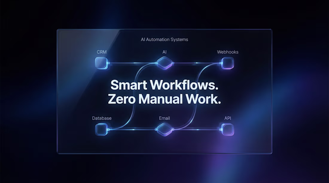 Cover image for  AI Automation & Backend Systems