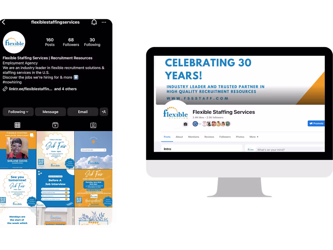 Cover image for Flexible Staffing Services – recruitment marketing for a sta...