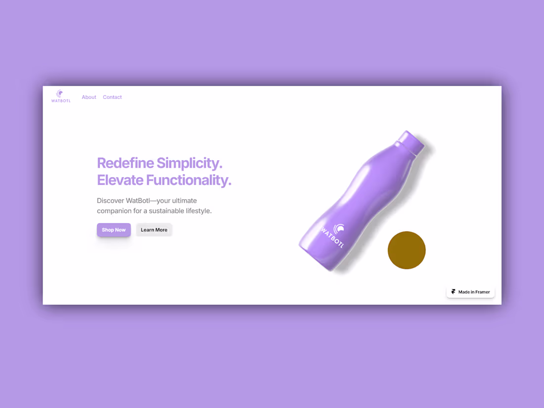 Cover image for WatBotl Website