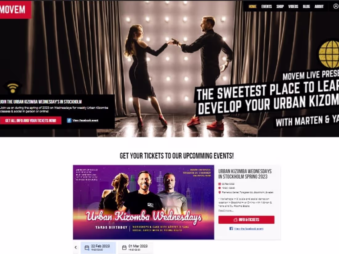 Cover image for Movem Dance