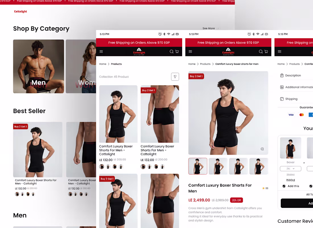 Cover image for Dev-shopify E-commerce Website Design