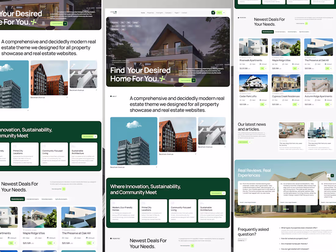 Cover image for Webflow Real Estate Template Design, how is it?