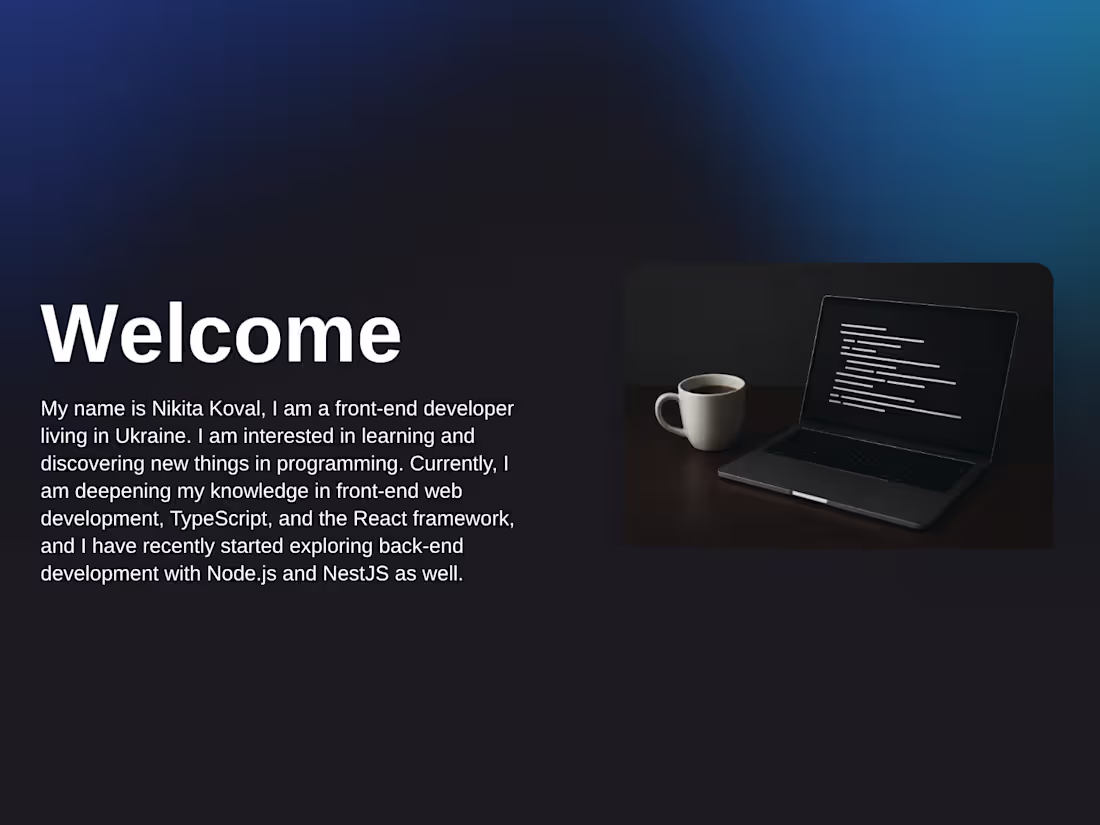 Cover image for Personal Developer Portfolio - React,