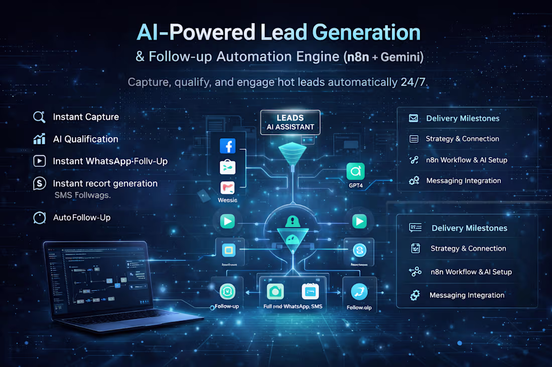 Cover image for Automated AI Sales Assistant: Leads to Sales