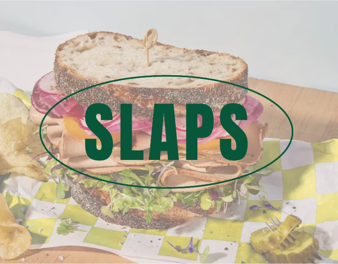 Cover image for SLAPS - Gourmet Sandwich Brand Identity