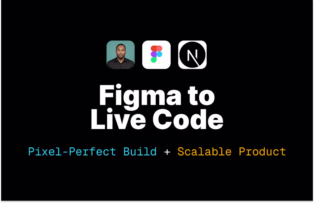 Cover image for Figma to Code: Turn Your Design Into a Live Web/Mobile App.
