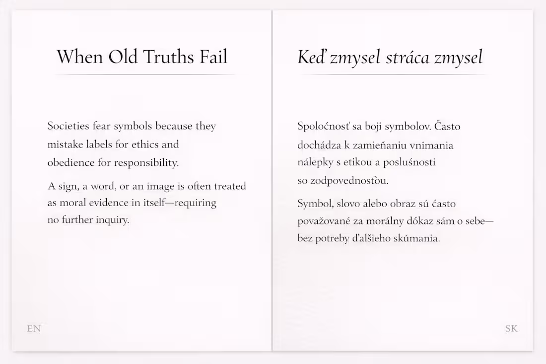 Cover image for Transcreation (EN - SK) / Bilingual adaptation