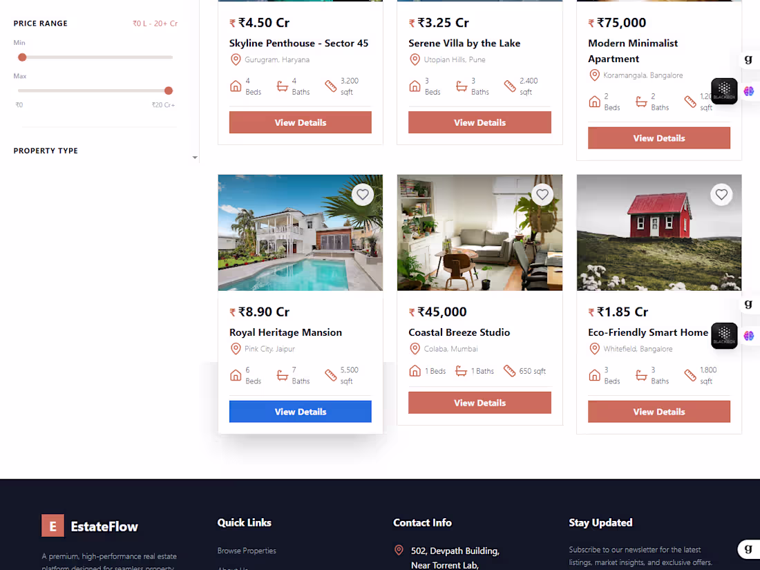 Cover image for PrimeEstate - Premium Real Estate Platform