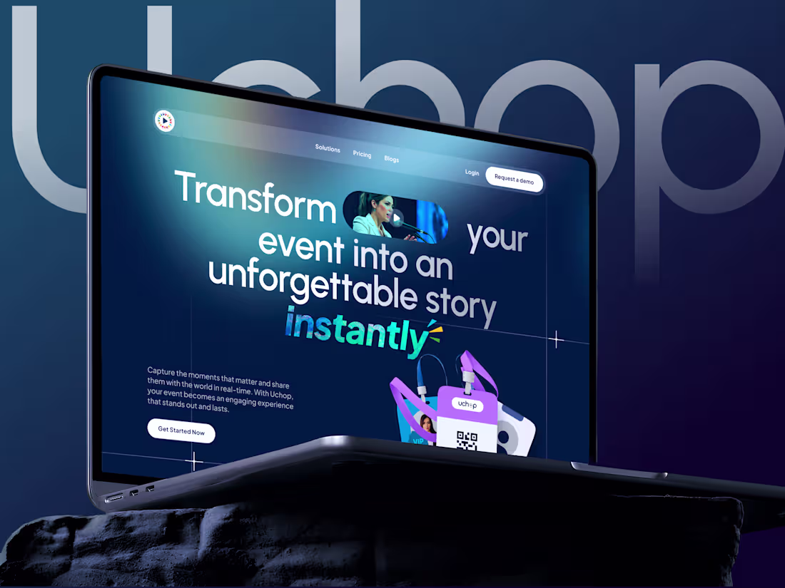 Cover image for Uchop - Website Redesign UI/UX , web design