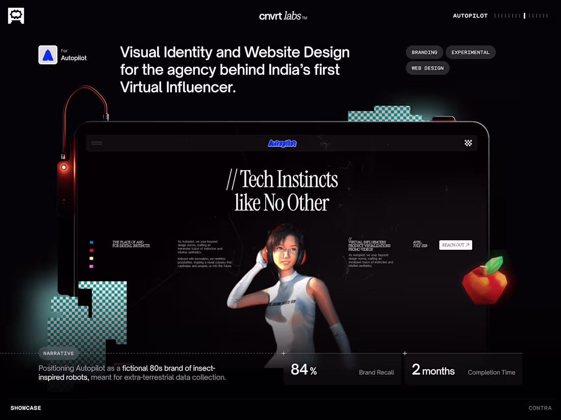 Cover image for Experimental Creative Visual Identity and Website Design