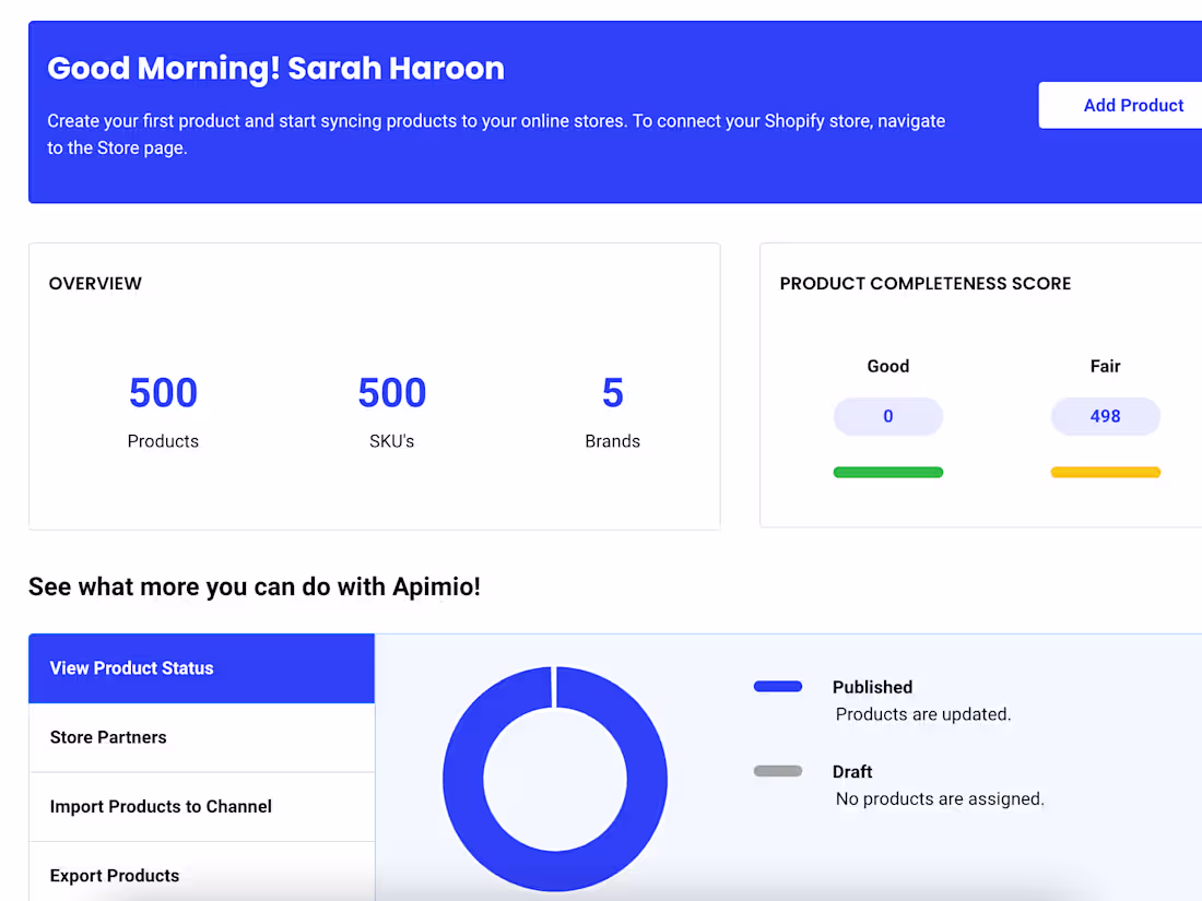 Cover image for Apimio - Product Information Management (PIM) platform