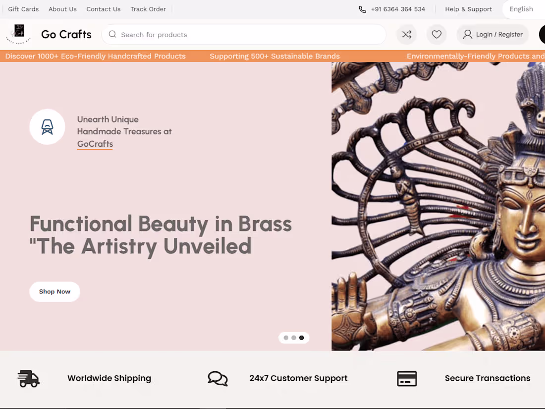 Cover image for Gocrafts Website