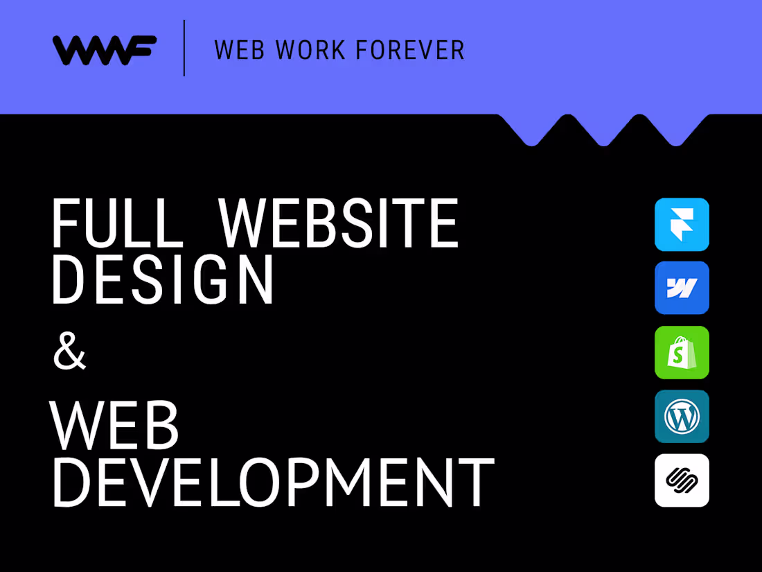 Cover image for Website design and development
