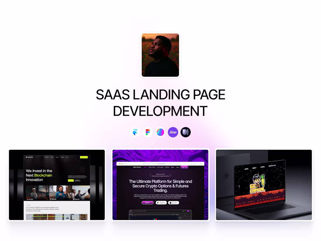 Cover image for SaaS Landing Page Development