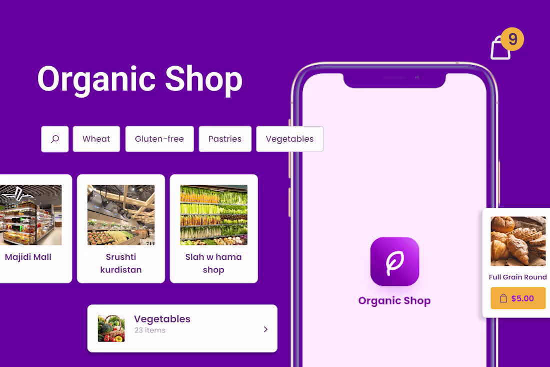 Cover image for Organic store 