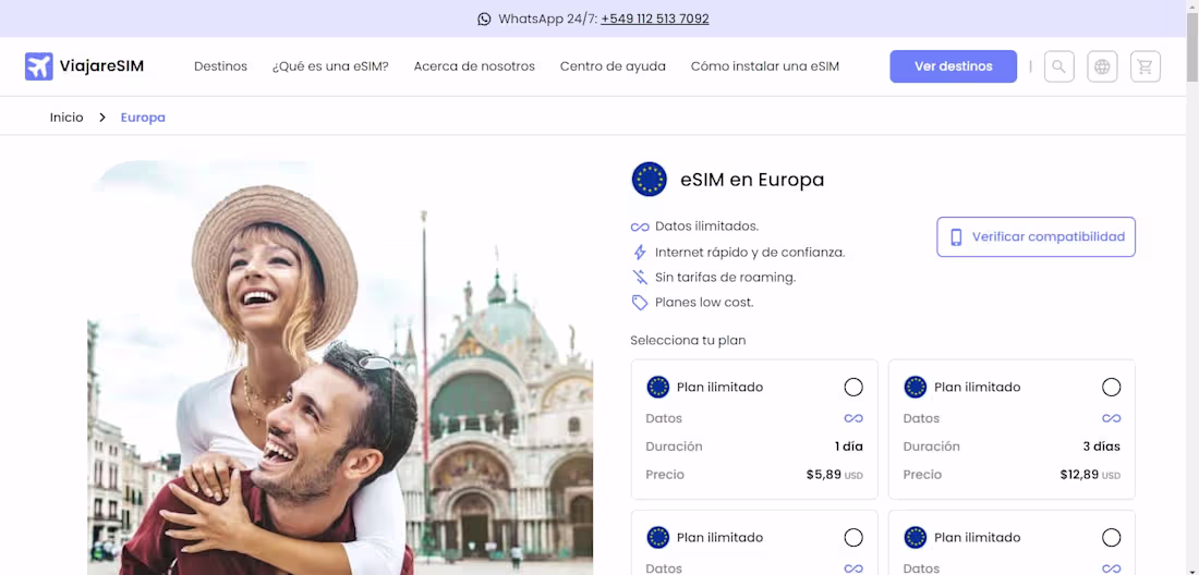 Cover image for Viajar eSIM