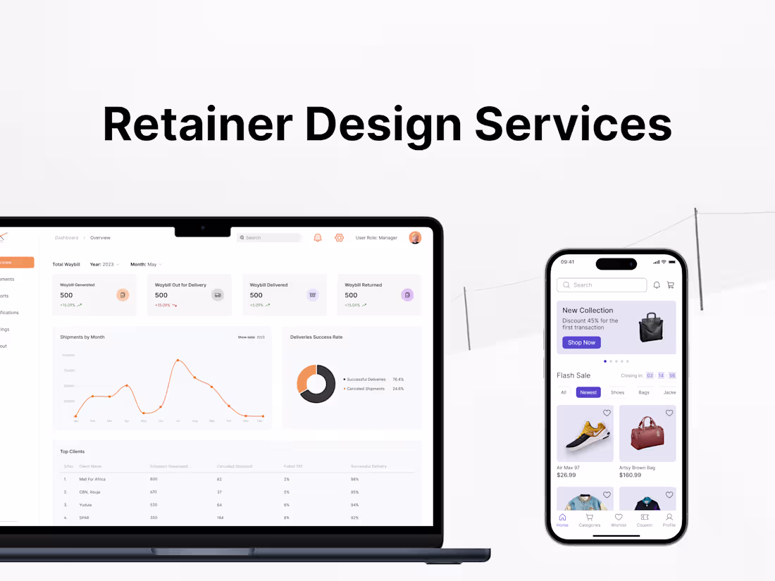 Cover image for Retainer Design Services