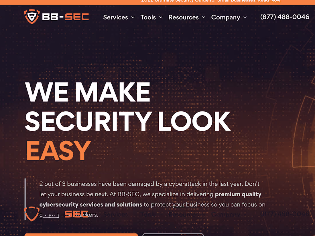 Cover image for Black Belt Security Website Content