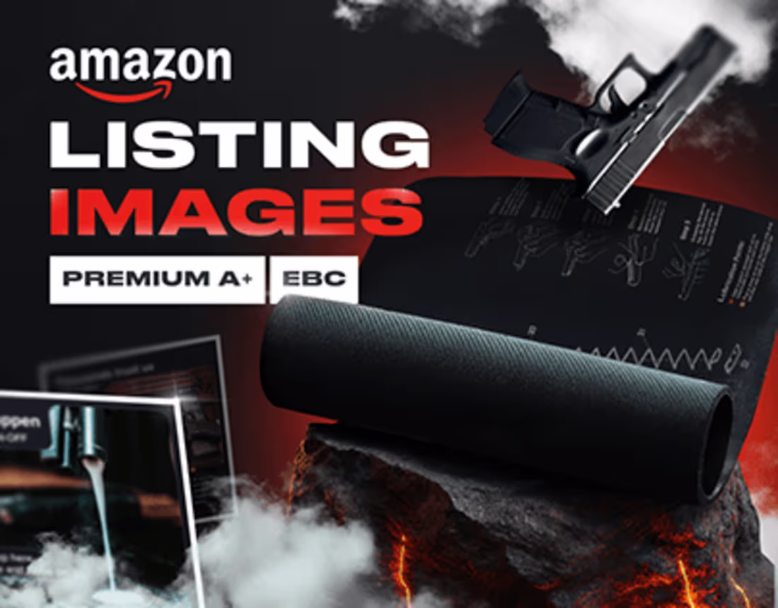 Cover image for Amazon Listing Images and A+Content Design DIY Crew