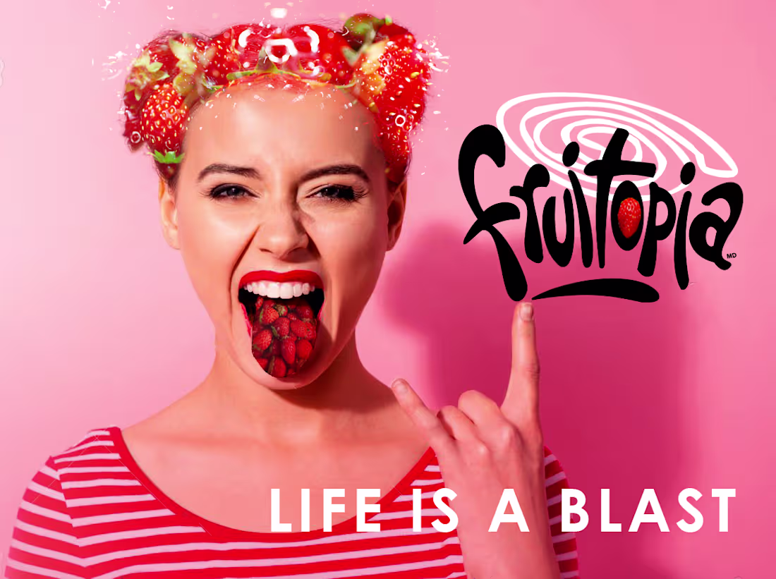 Cover image for Fruitopia - 'Life Is A Blast' VisuaI Design Ad Campaign