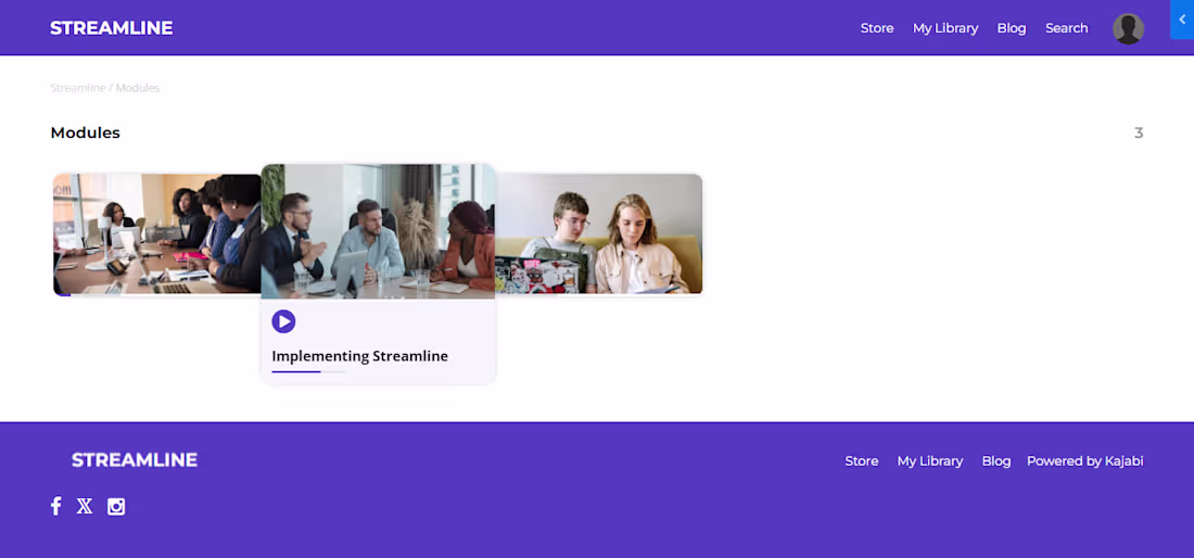 Cover image for Streamflix Custom Template in Kajabi StreamFlix, the ultimat...