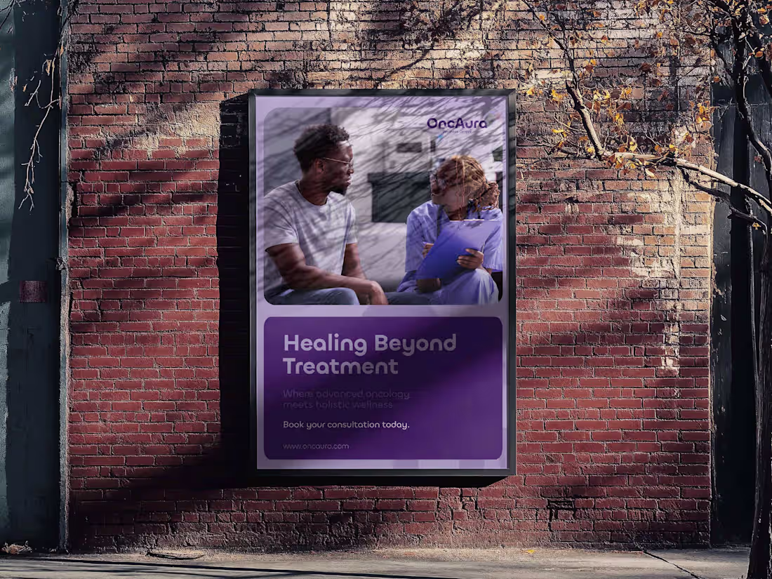 Cover image for OncAura Brand Identity