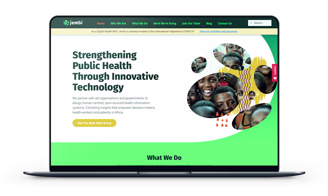 Cover image for Jembi.org Redesign