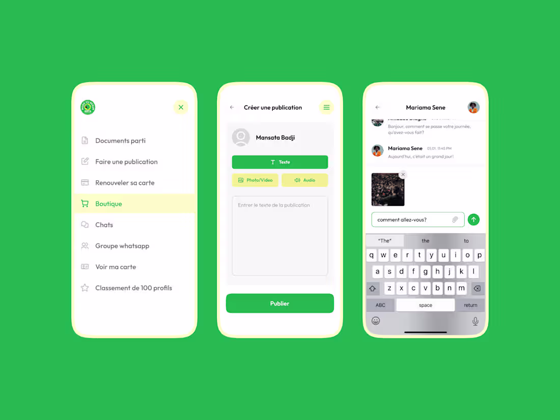Cover image for Political social network — Mobile App / Saas