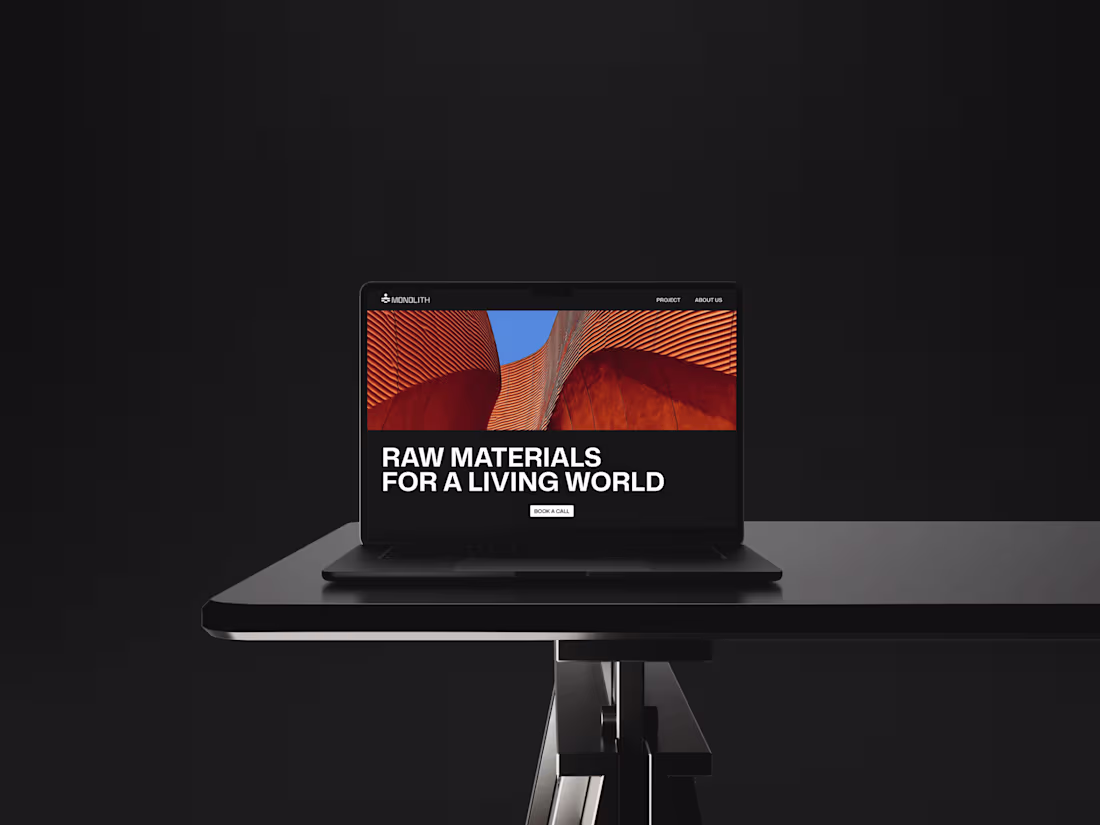 Cover image for Monolith — Visual Identity Monolith is a architectural studi...