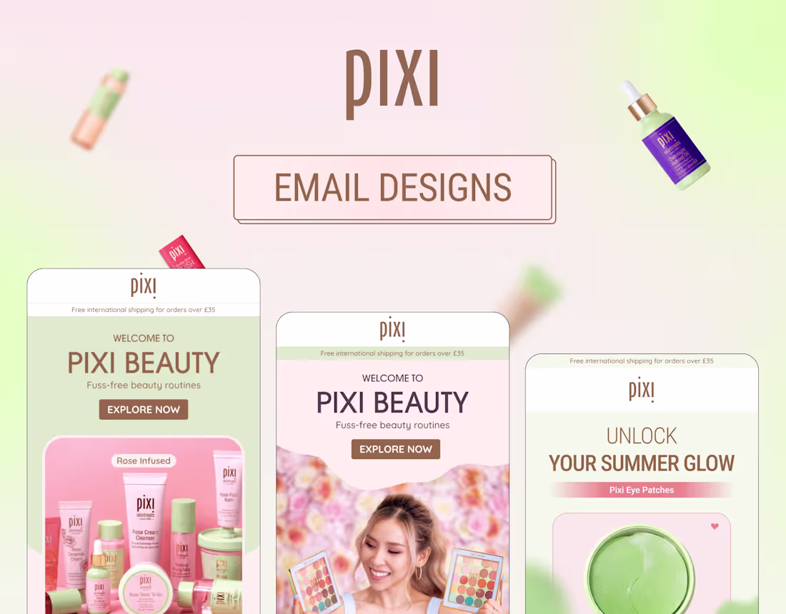 Cover image for Pixi Beauty | Email Redesign