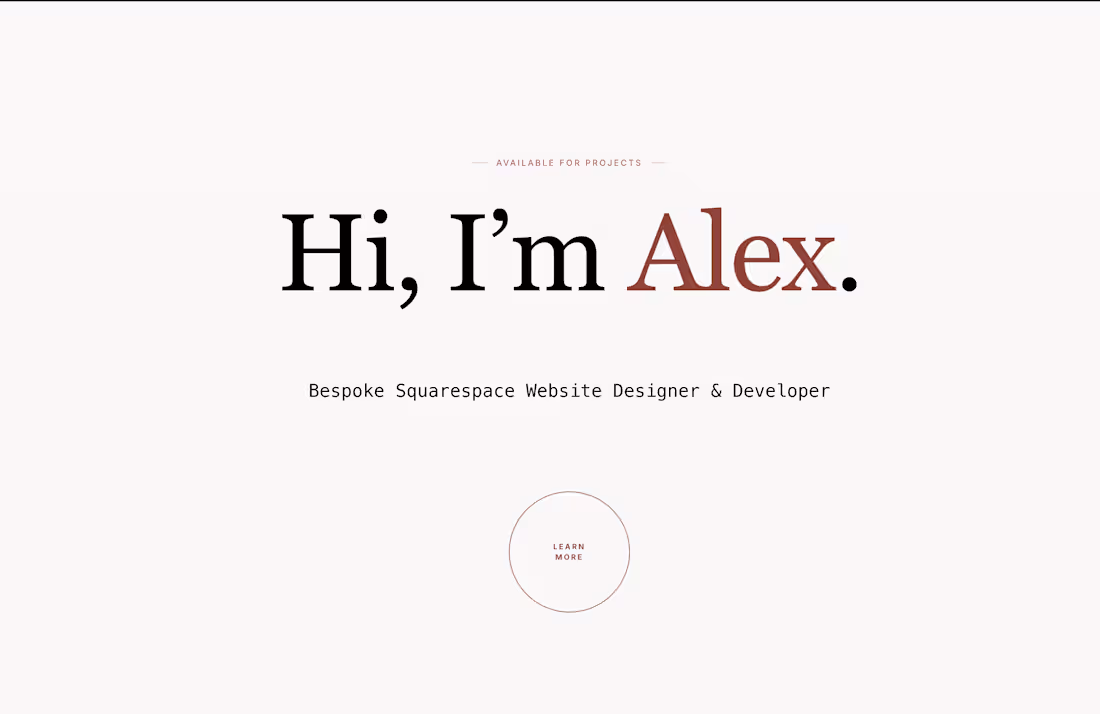 Cover image for Alexek - Personal Portfolio