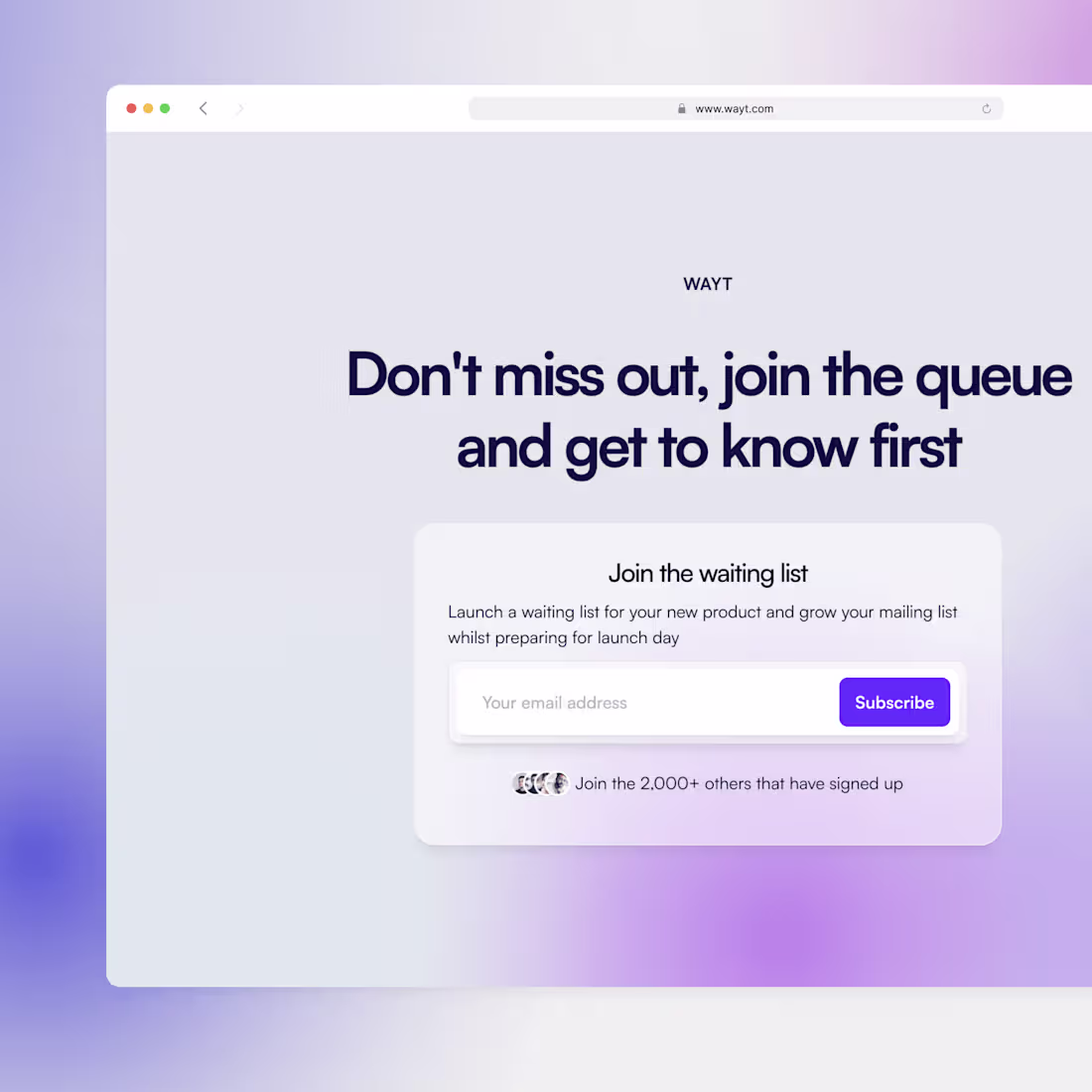 Cover image for Don't miss out, join the queue and get to know first