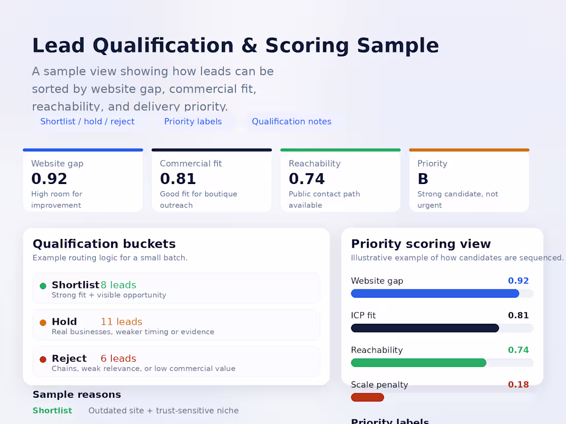 Cover image for Qualified B2B Prospect Research &