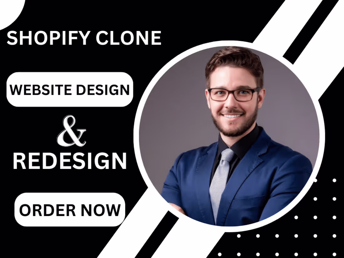 Cover image for Design shopify website clone shopify store and duplicate shopify