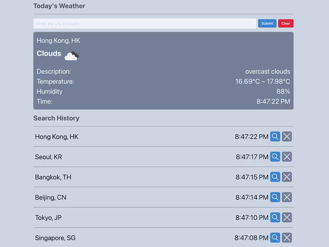 Cover image for Weather App