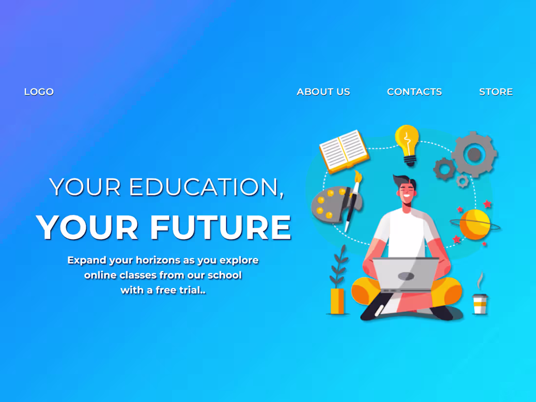Cover image for Educational Courses Website Project